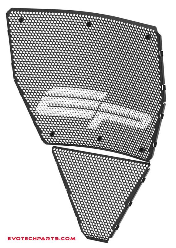 Ducati Panigale radiator protection set RACE (2025) from Evotech Performance